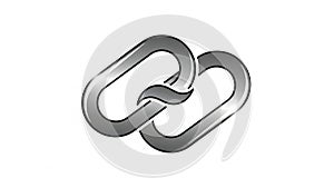 On a white background, emphasizing the design s clean lines and