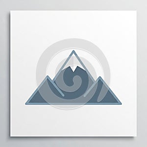 Is centered on a light gray background emphasizing simplicity