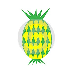 pineapple silhouttee vector image design.