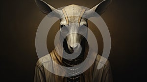 Stylized Portraiture: Kangaroo By Anton Semenov