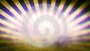 Stylized Retro Rotating Sunburst Animated Looping Background