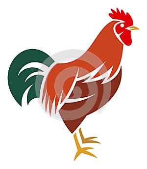 Stylized Rooster