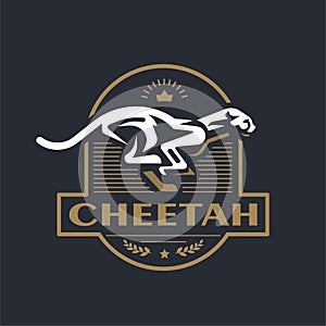 Stylized Running cheetah.