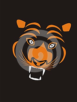 Stylized tiger