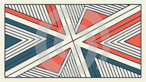 Stylized Tree Branch with Blue Leaves, vector design Generative AI