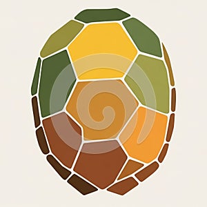 The background is plain, emphasizing the abstract nature of the pattern.