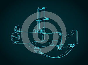 M79 grenade launcher blueprint