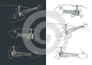Light helicopter sketches