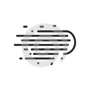 Abstract Speed Lines, Dynamic Motion Graphic Design Element