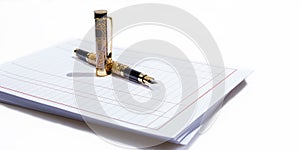 Stylographic and notepad