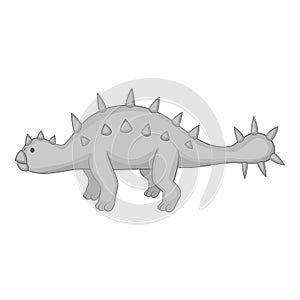 Styracosaurus icon monochrome
