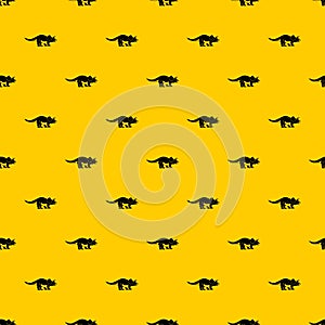 Styracosaurus pattern vector