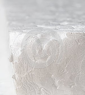 Styrofoam in close-up. Isopor. photo