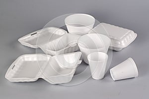 Styrofoam container photo
