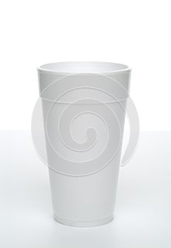 Styrofoam cup.
