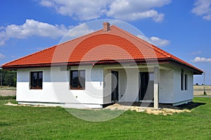 Styrofoam insulated house