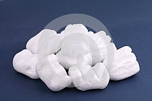 Styrofoam packing peanuts