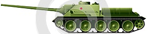 SU-100 tank destroyer