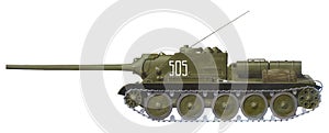 SU-100 tank destroyer