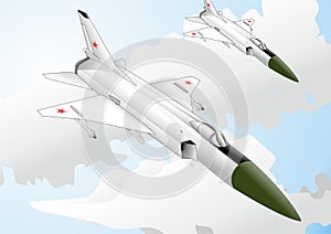 SU-15 Flagon fighter jet design