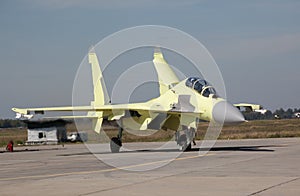 Su-30MK just landed photo