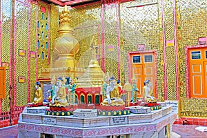 Su Taung Pyai Pagoda`s Buddha Image, Mandalay, Myanmar