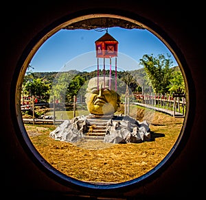 Su Tong Pae Bridge in Mae Hong Son, Thailand