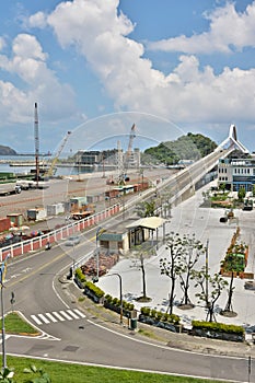 Suao port in Taiwan