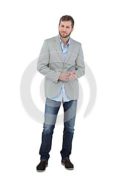 Suave man in a blazer