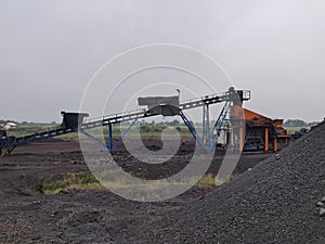 Sub Bituminous - Bituminous coal stockpile