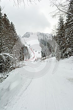 Sub Teleferic Ski Slope