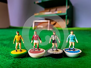 Subbuteo football men vintage toys