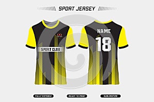 Sublimation Fully printed jersey design. Sport jersey design. Sport vector jersey design. EPS10