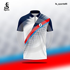 Sublimation sports jersey for cricket and badminton