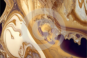Sublime Elegance: AI Generated Abstract Texture Photography Showcasing White Gold Sublimity on Artificial Marble