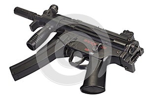 Submachine gun MP5 isolated