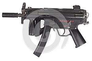 Submachine gun MP5 isolated