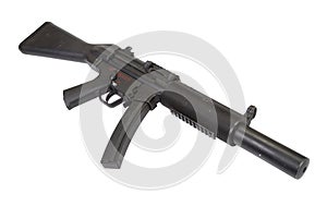 Submachine gun MP5 with silencer photo