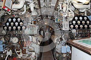 Submarine engine room