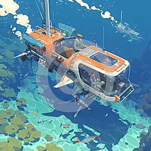 Submarine Expedition - Underwater Exploration