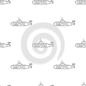 Submarine icon. Element of army icon for mobile concept and web apps. Pattern repeat seamless Submarine icon. Can be used for web