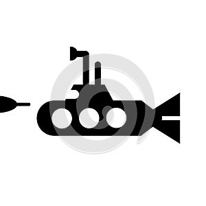 Submarine icon. Trendy Submarine logo concept on white background from army and war collection