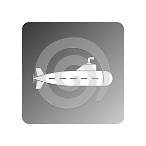 submarine icon vector