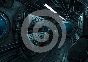 Inside a Realistic Submarine