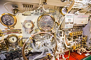 Submarine machine room detail