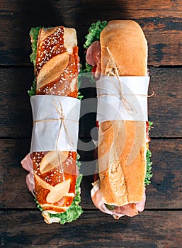 Submarine sandwiches