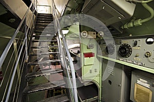 Submarine USS Growler SSG-57 which retired from service in 1964 from the United States Navy - interior