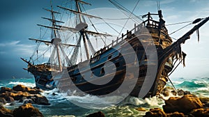 Submerged History A Dive to the Sunken Tall Ship