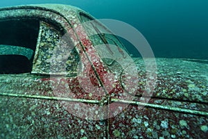 Submerged Volkswagen Beetle
