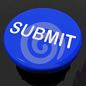 Submit Button Shows Submitting Submission Or Application photo